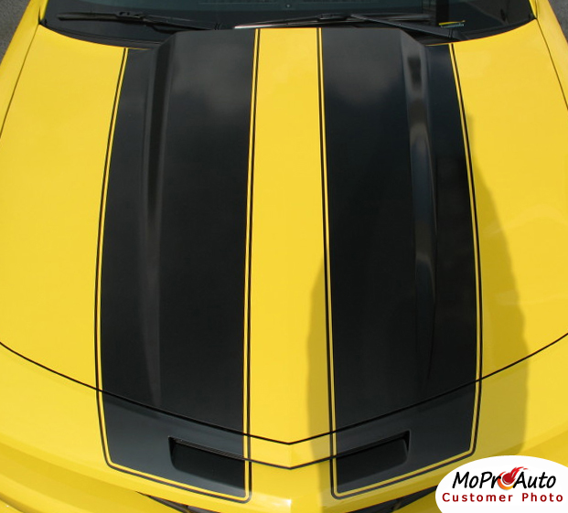 2010 2011 2012 2013 Chevy Camaro Bumblebee Convertible Vinyl Graphics Stripes and Decals Kit
