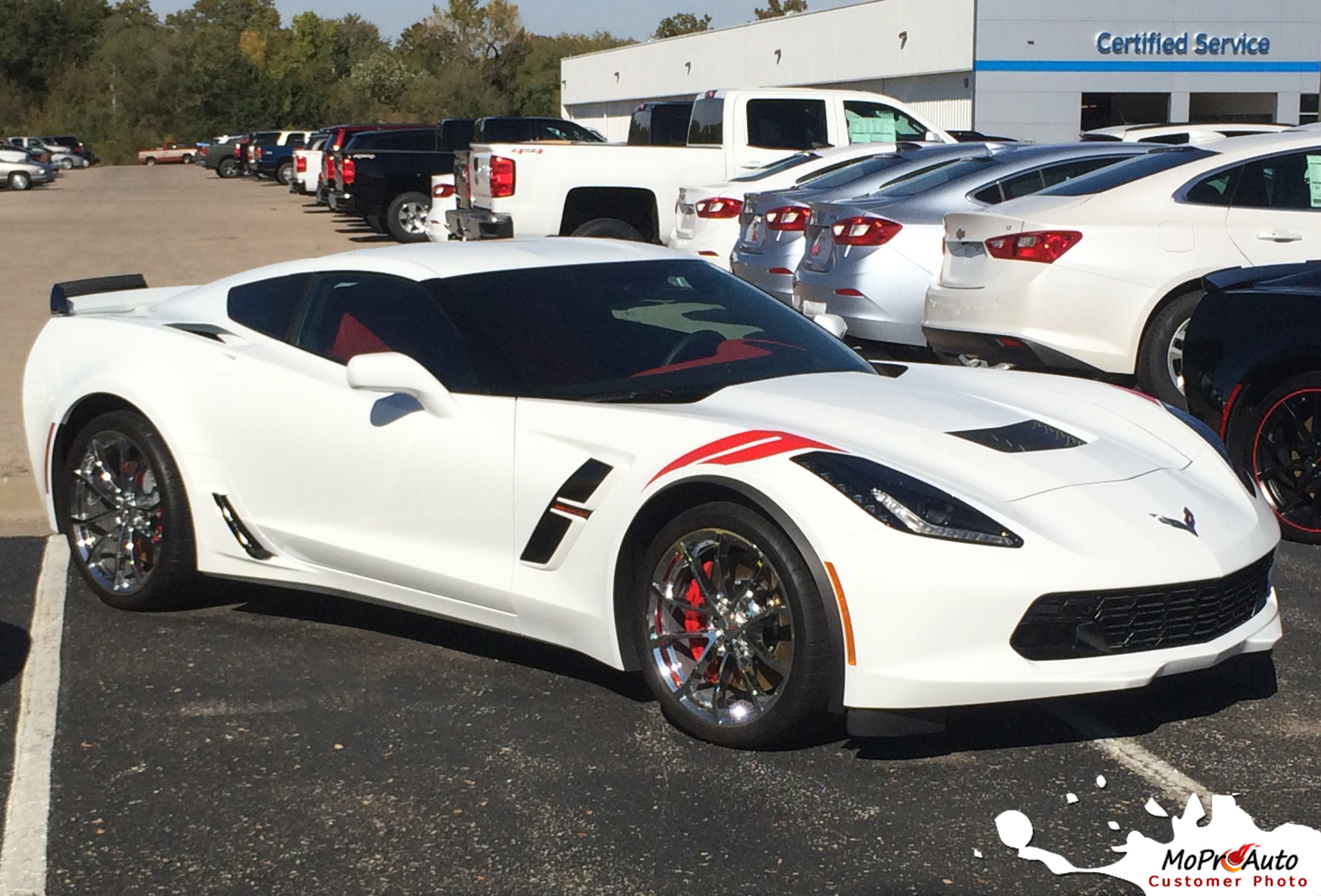 Chevy Corvette C7 Vinyl Graphics Stripes Striping and Decal Kits for 2014 2015 2016 2017 2018 2019 Models