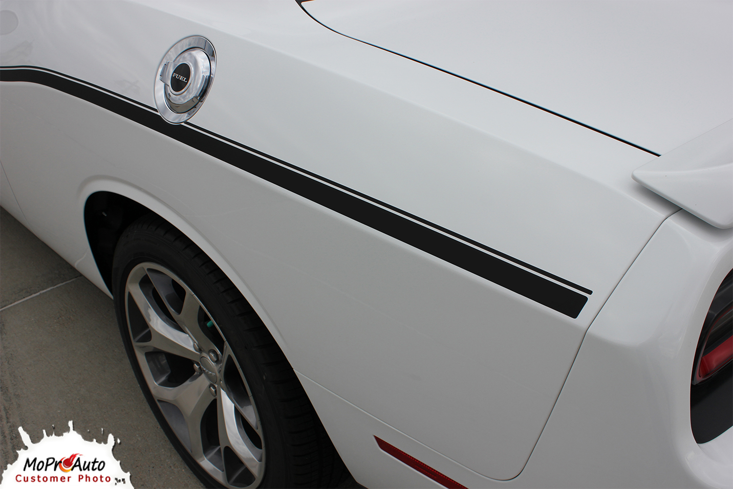 Dodge Challenger SXT Side Stripes 2011, 2012, 2013, 2014, 2015, 2016, 2017, 2018, 2019, 2020, 2021, 2022, 2023  Decals Vinyl Graphics