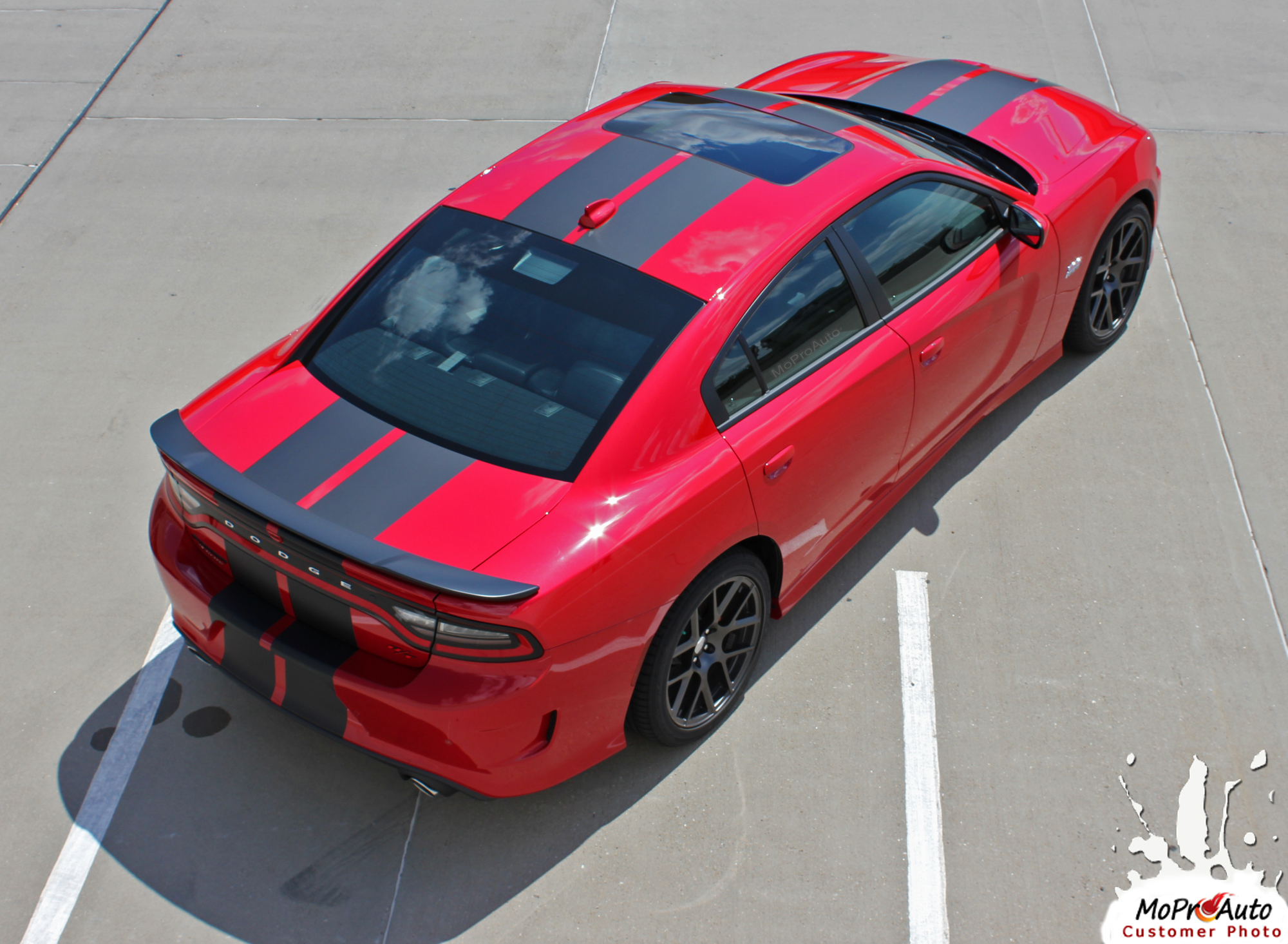 2015, 2016, 2017, 2018, 2019, 2020 RT SCAT PACK SRT 392 HELLCAT Rally Racing Stripes Dodge Charger Vinyl Graphics, Striping and Decals Set