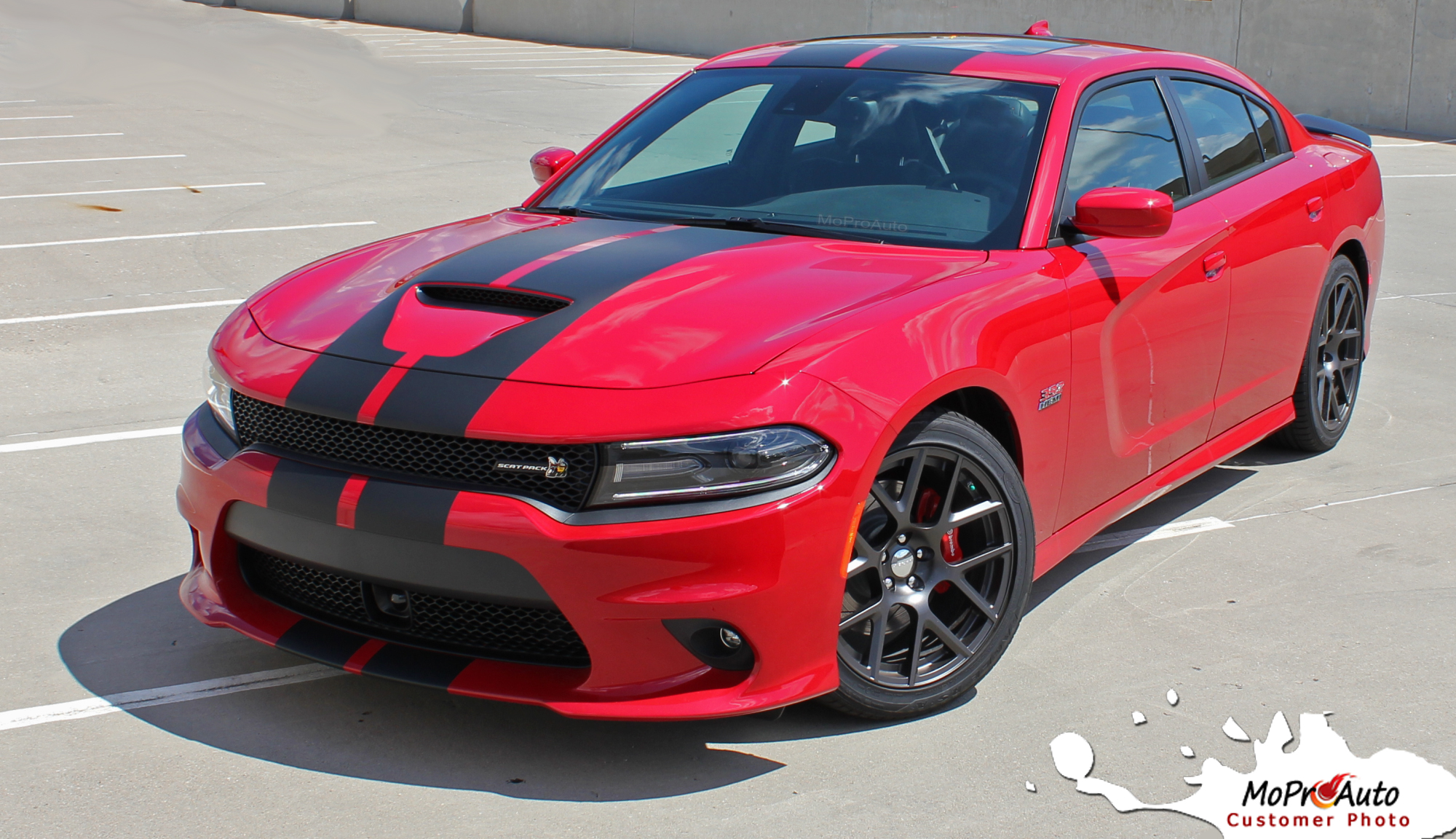 2015, 2016, 2017, 2018, 2019, 2020, 2021, 2022, 2023 RT SCAT PACK SRT 392 HELLCAT Rally Racing Stripes Dodge Charger Vinyl Graphics, Striping and Decals Set