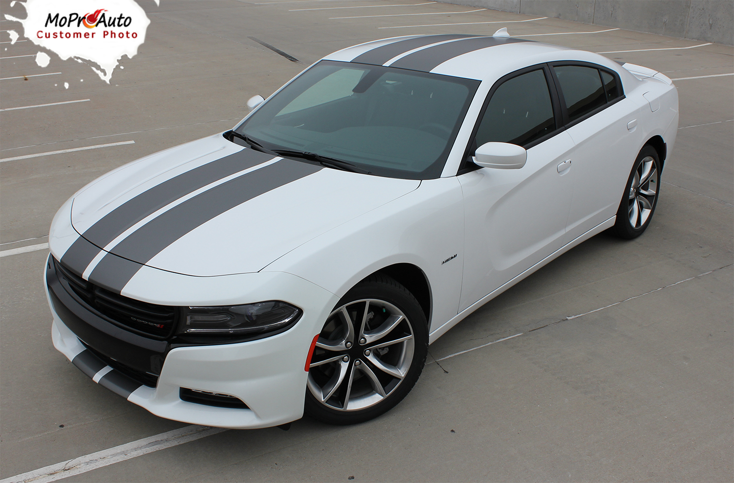 2015, 2016, 2017, 2018, 2019, 2020, 2021, 2022, 2023 Rally Racing Stripes Dodge Charger Vinyl Graphics, Striping and Decals Set