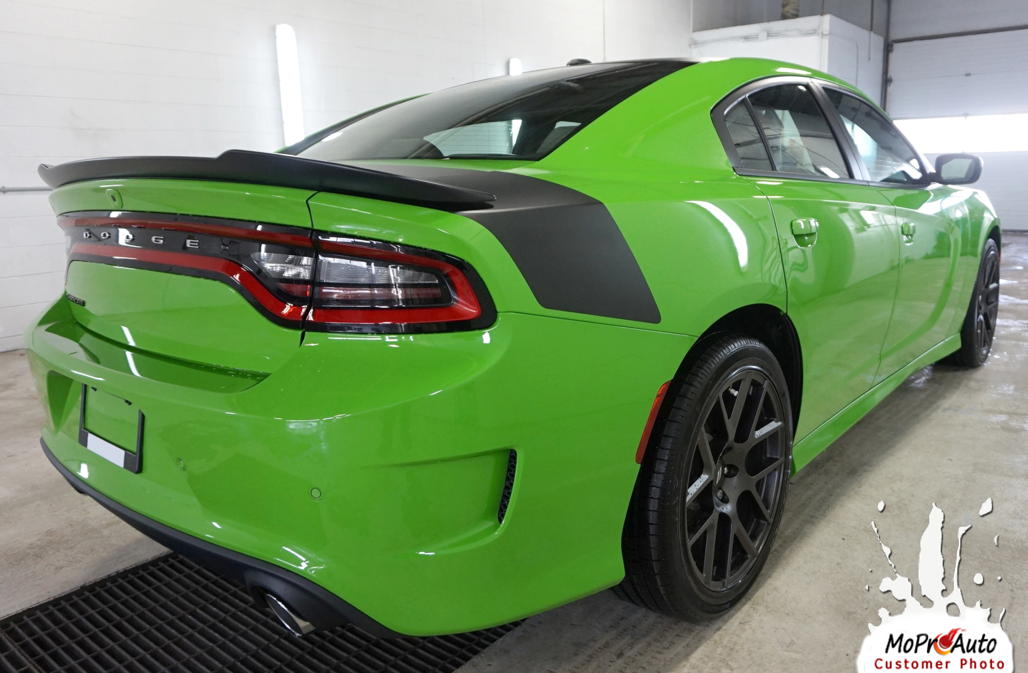2015, 2016, 2017, 2018, 2019, 2020, 2021, 2022, 2023 SINISTER TAILBAND : Dodge Charger Daytona Hemi SRT 392 Style Center Decklid Trunk Vinyl Graphic Decals and Stripe Kit