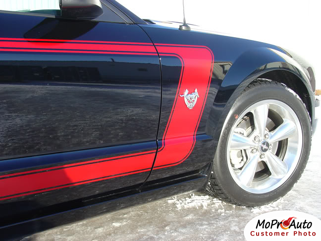 FASTBACK 1 Ford Mustang - MoProAuto Pro Design Series Vinyl Graphics and Decals Kit