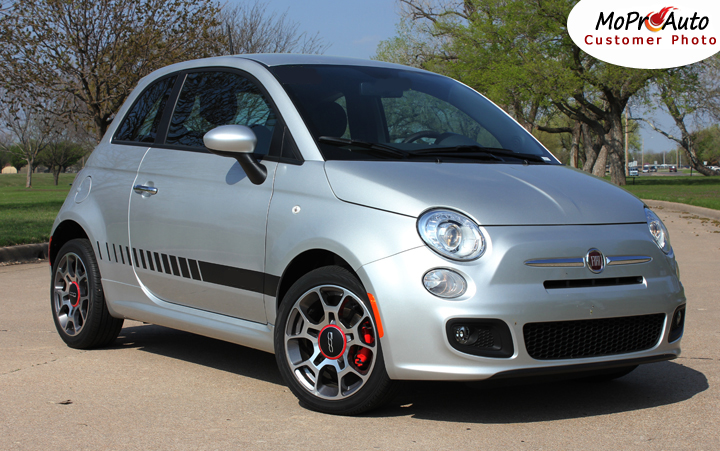 2011 2012 2013 2014 2015 2016 2017 2018 Abarth FIAT 500 Vinyl Graphics, Stripes and Decals Set by MoProAuto Vinyl Graphics Decals Striping Kits