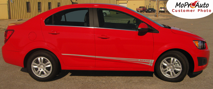 Chevy Sonic Vinyl Graphics, Stripes and Decals Set by MoProAuto