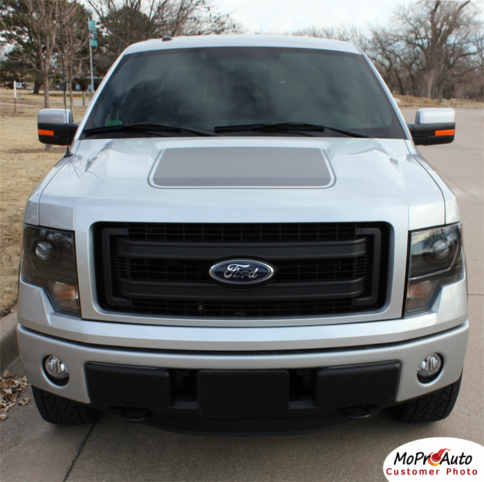 Force Hood Ford F-Series F-150 Appearance Package Vinyl Graphics and Decals Kit by MoProAuto Pro Design Series