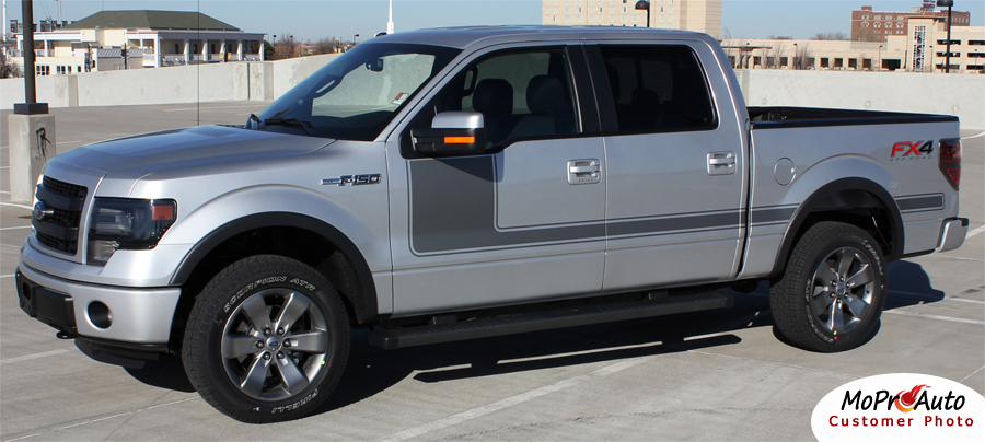 2015, 2016, 2017, 2018, 2019, 2020 Force One Ford F-Series F-150 Appearance Package Vinyl Graphics and Decals Kit by MoProAuto Pro Design Series