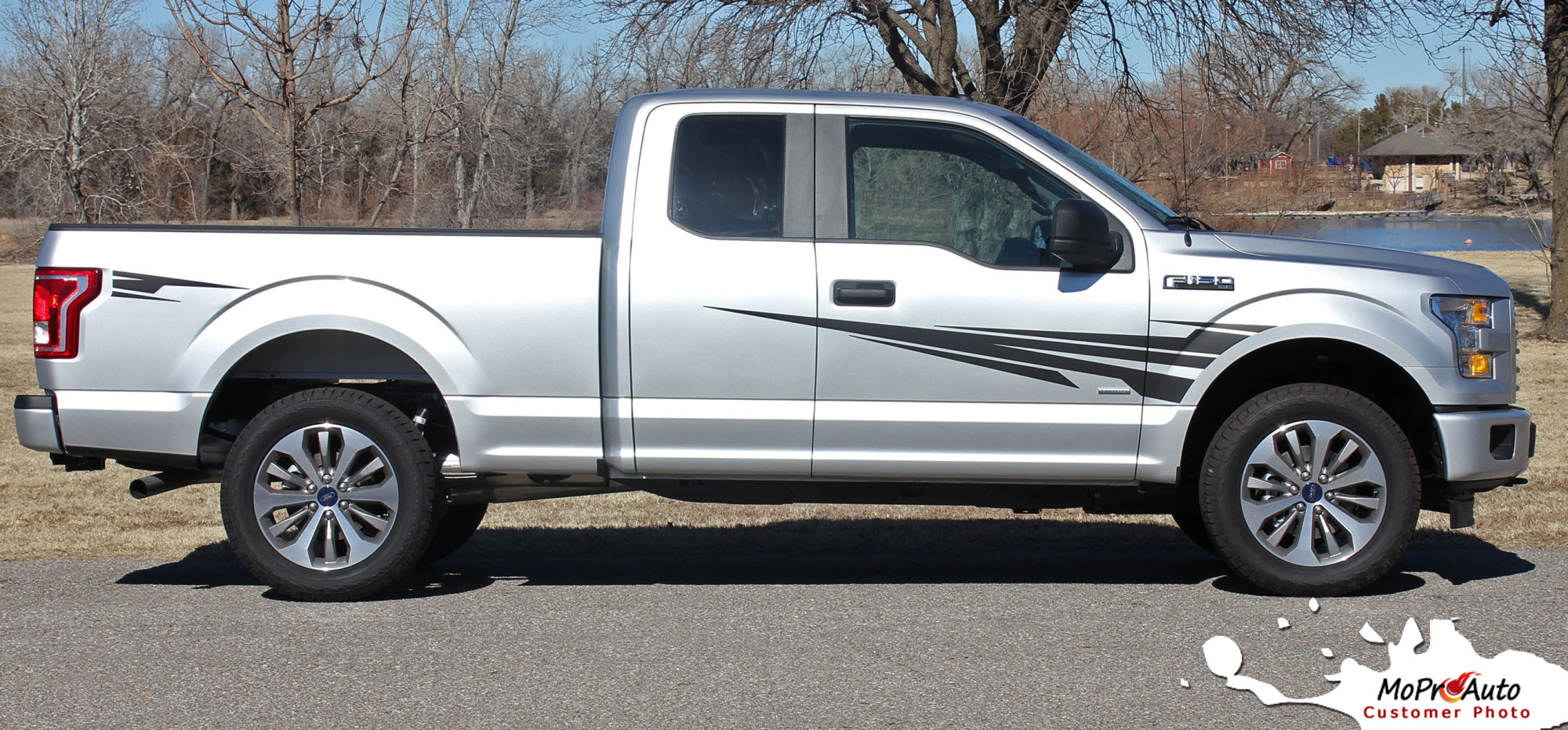 Apollo Fender Door Ford F-Series F-150 Appearance Package Vinyl Graphics and Decals Kit - Customer Photo