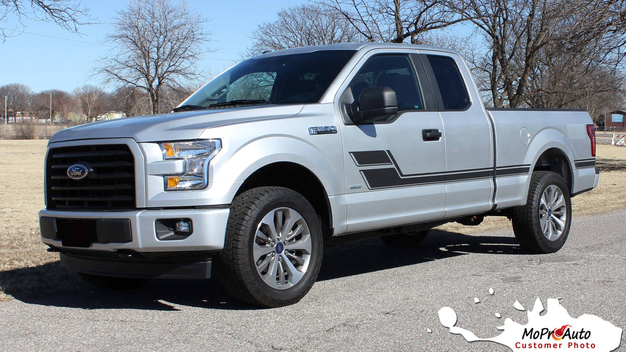 ELIMINATOR Hockey Door Ford F-Series F-150 Appearance Package Vinyl Graphics and Decals Kit - Customer Photo