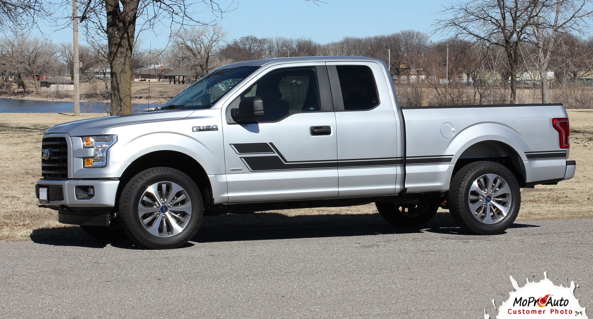 ELIMINATOR Hockey Door Ford F-Series F-150 Appearance Package Vinyl Graphics and Decals Kit - Customer Photo