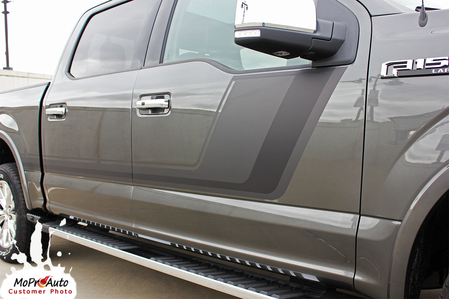 2021, 2022, 2023 Ford F-Series F-150 Vinyl Graphics Stripes and Decals Kit Tremor FX Appearance Package Style by MoProAuto Pro Design Series