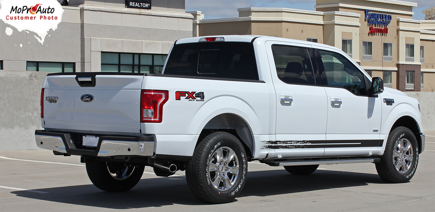 F-150 BREAKOUT ROCKER Ford F-Series  MoProAuto Pro Design Series Vinyl Graphics and Decals Kit