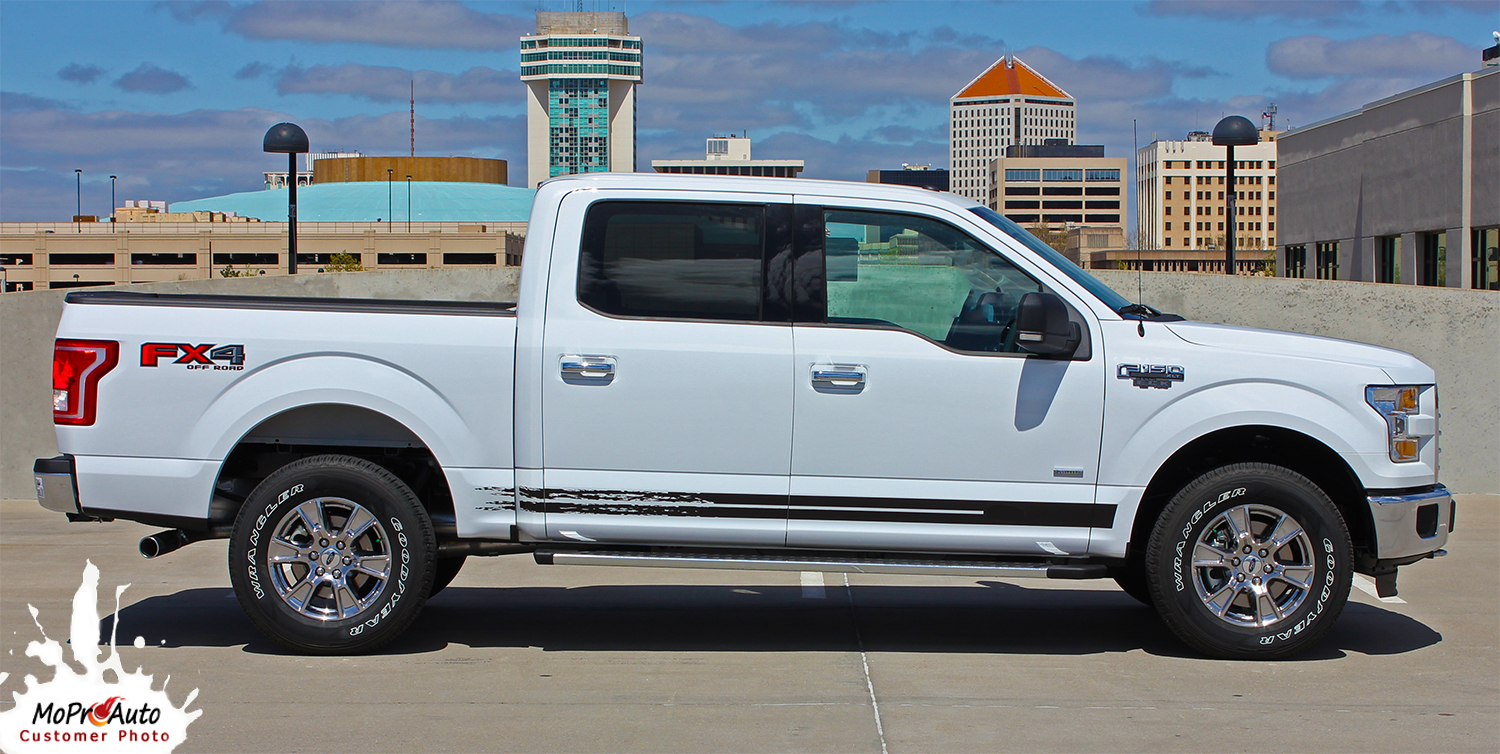 F-150 BREAKOUT ROCKER Ford F-Series  MoProAuto Pro Design Series Vinyl Graphics and Decals Kit