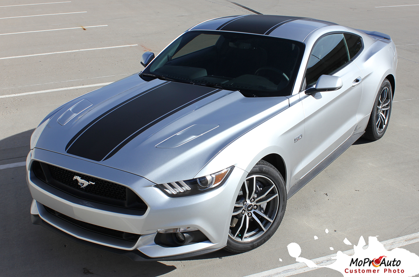 2015 2016 2017 MEDIAN : Ford Mustang 2015+ MoProAuto Pro Design Series Vinyl Graphics and Decals Kit
