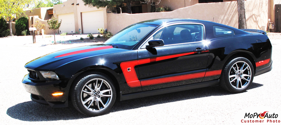 GETAWAY Ford Mustang - MoProAuto Pro Design Series Vinyl Graphics, Stripes and Decals Kit
