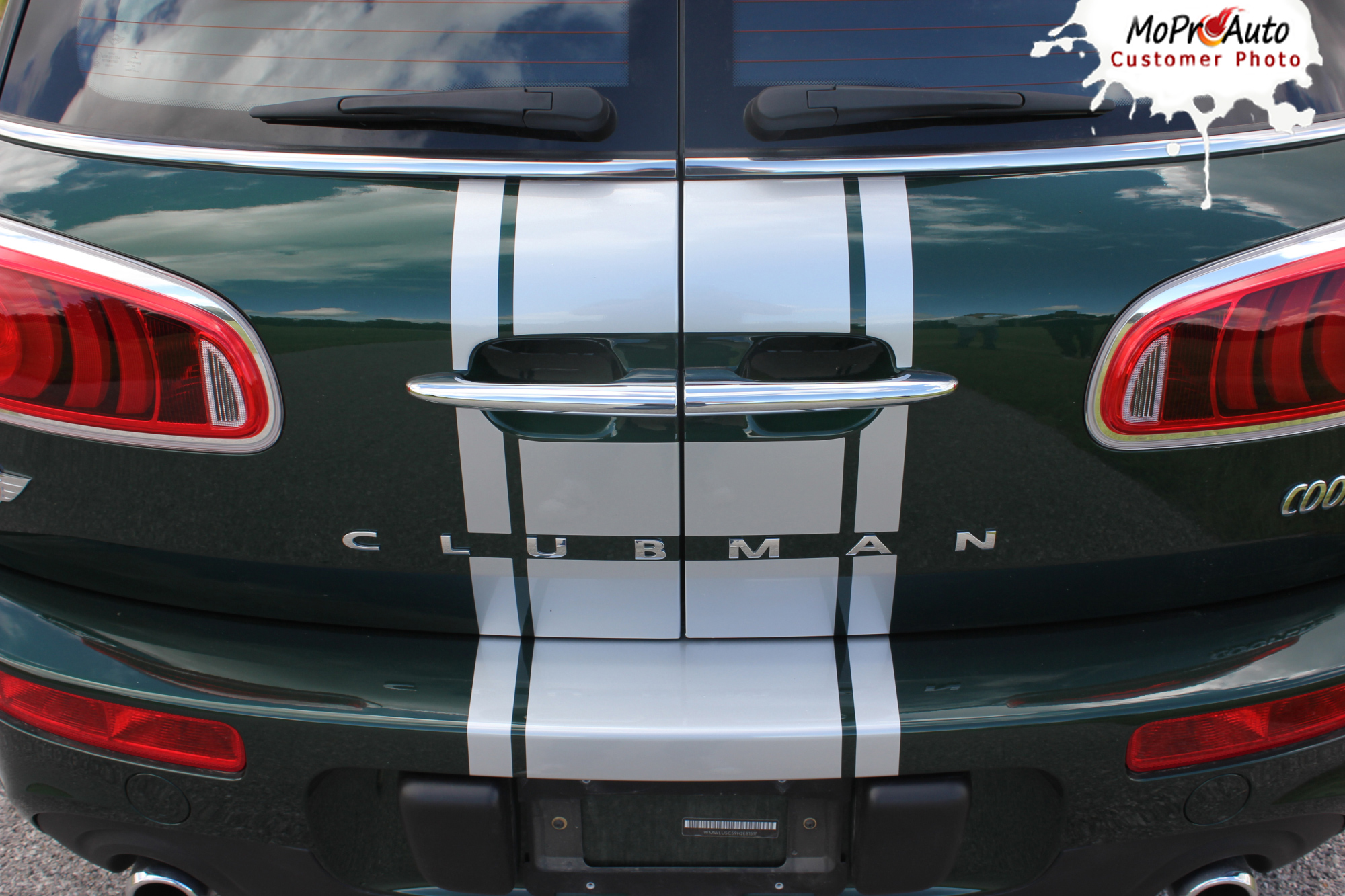 Mini Cooper CLUBMAN S-TYPE HOOD CENTER STRIPES Vinyl Graphics Stripes and Decals Kit