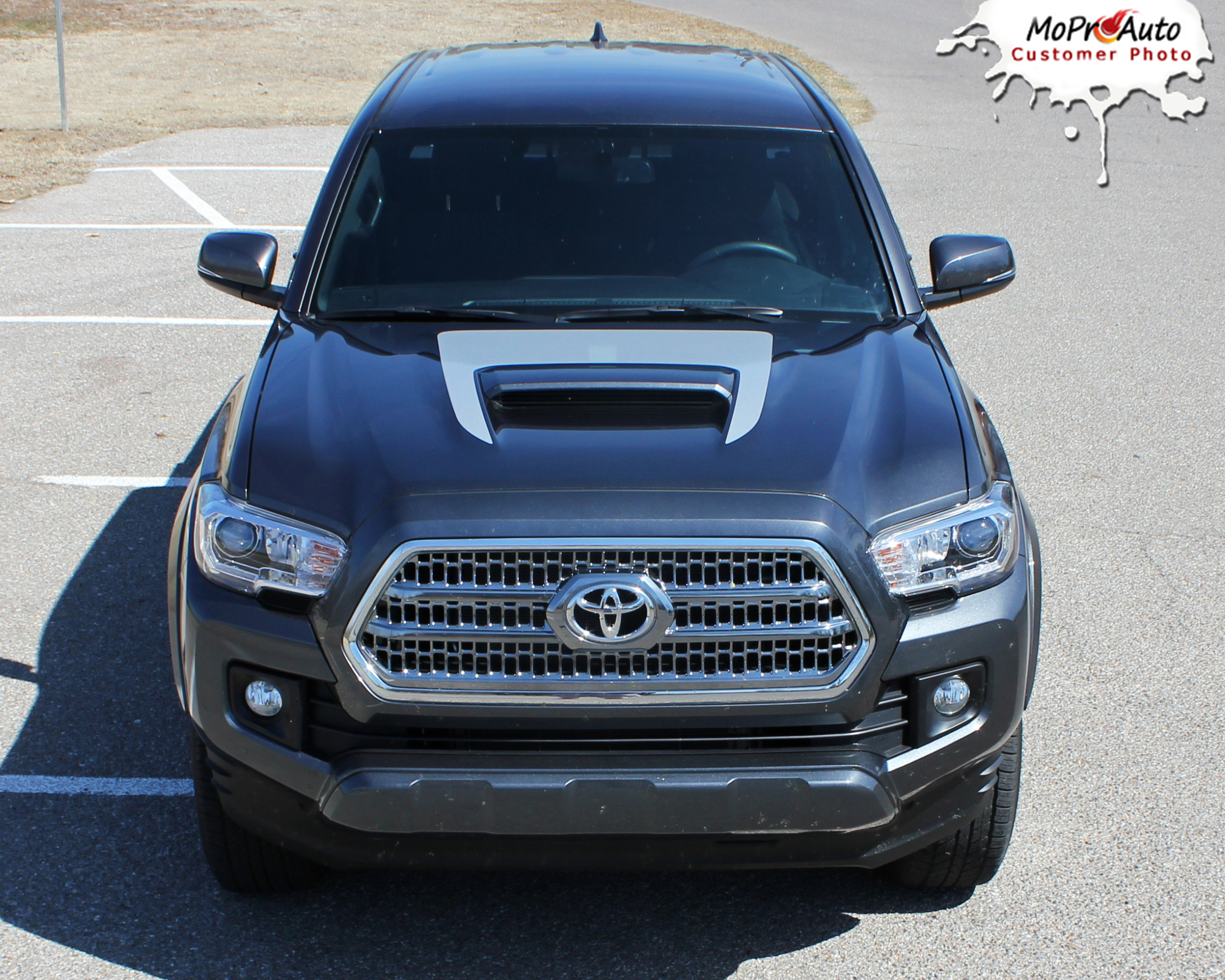SPORT HOOD - Toyota Tacoma Truck TRD Sport Pro 3M 1080 Vinyl Graphics, Stripes and Decals Package by MoProAuto Pro Design Series