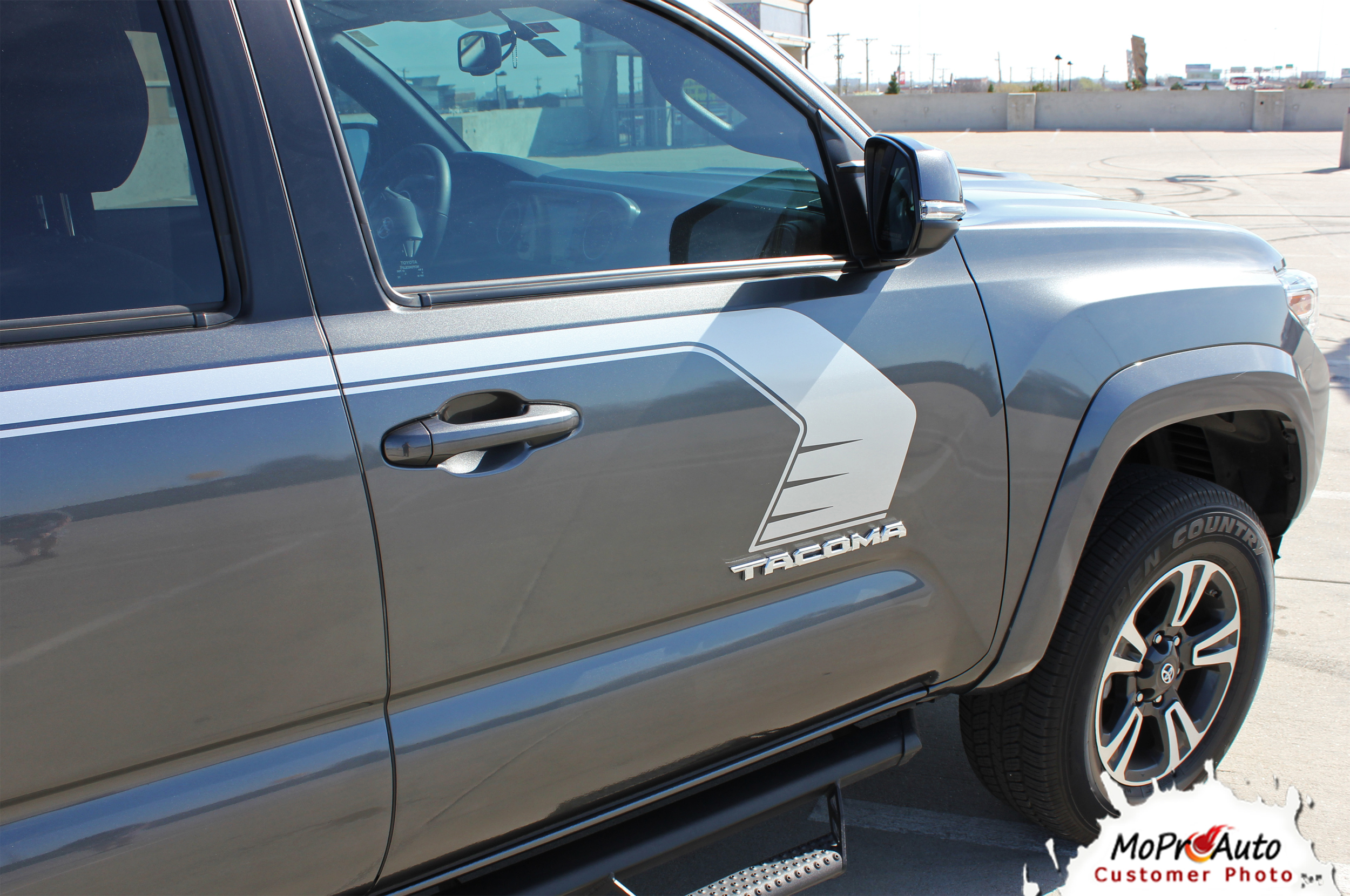 STORM - Toyota Tacoma Truck TRD Sport Pro 3M 1080 Vinyl Graphics, Stripes and Decals Package by MoProAuto Pro Design Series