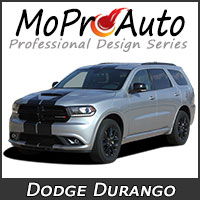 MoProAuto Pro Design Series Vinyl Graphic Decal Stripe Kits for 2011 2012 2013 2014 2015 2016 2017 2018 2019 2020 2021 2022 2023 2024 Dodge Durango Truck