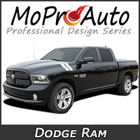 Featuring our MoProAuto Pro Design Series Vinyl Graphic Decal Stripe Kits for 2009-2018 Dodge Ram Truck Model Years