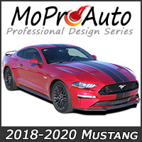Featuring our MoProAuto Pro Design Series Vinyl Graphic Decal Stripe Kits for New 2018, 2019, 2020 Ford Mustang Model Year