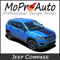 Featuring our MoProAuto Pro Design Series Vinyl Graphic Decal Stripe Kits for Jeep Compass Model Years