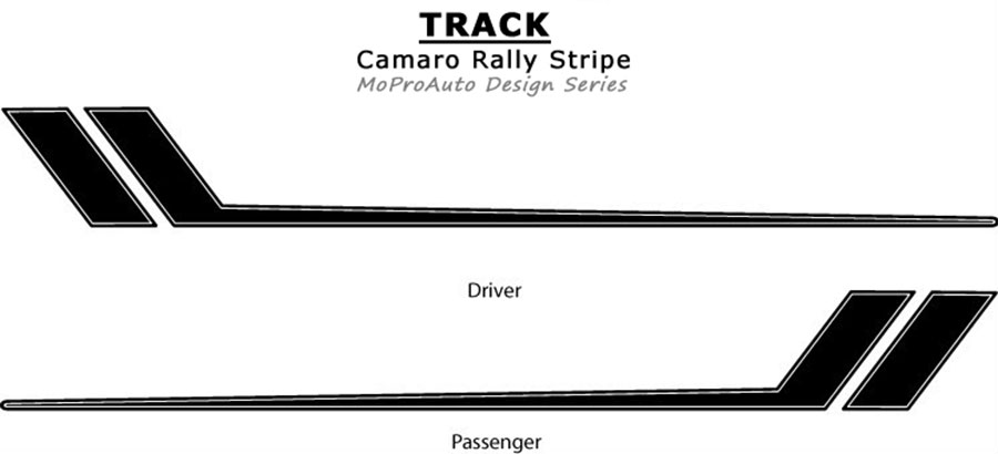 Chevy Camaro Track Vinyl Graphic Kit by MoProAuto