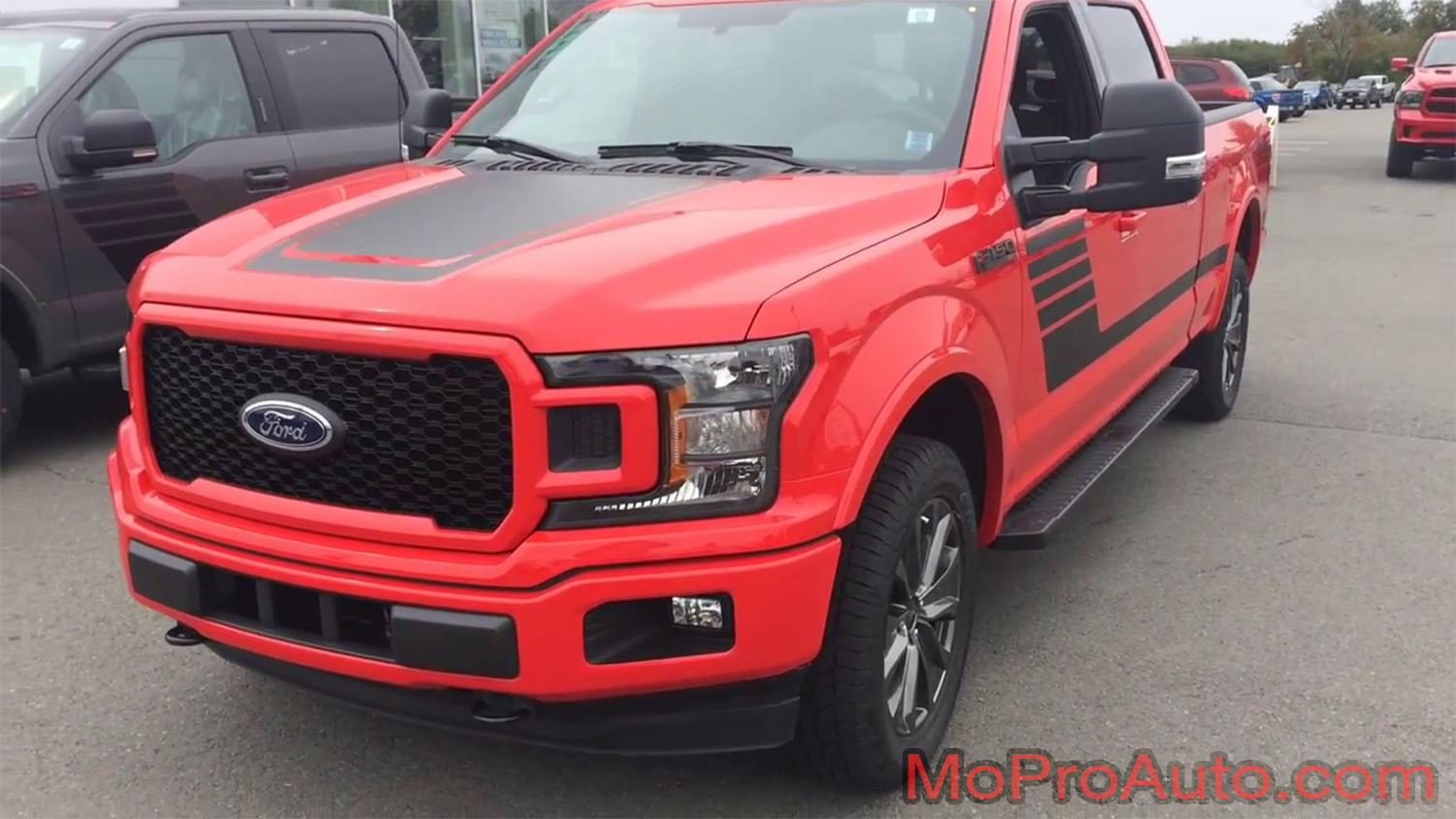 2015, 2016, 2017, 2018, 2019, 2020 LEAD FOOT HOOD Special Edition Ford F-Series F-150 Appearance Package Vinyl Graphics and Decals Kit by MoProAuto Pro Design Series