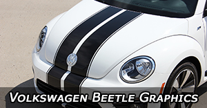 Volkswagen Beetle Stripes, VW Beetle Vinyl Graphics, Beetle Hood Decals, and Beetle Body Striping Kits