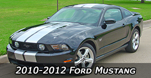 2010 2011 2012 Ford Mustang Vinyl Graphics Decals Stripe Package Kits