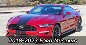 2018, 2019, 2020, 2021, 2022 Ford Mustang Stripes, Ford Mustang Vinyl Graphics Decals, Ford Mustang Striping Package Kits