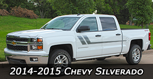 2014-2015 Chevy Silverado Vinyl Graphics Decals Stripe Package Kits