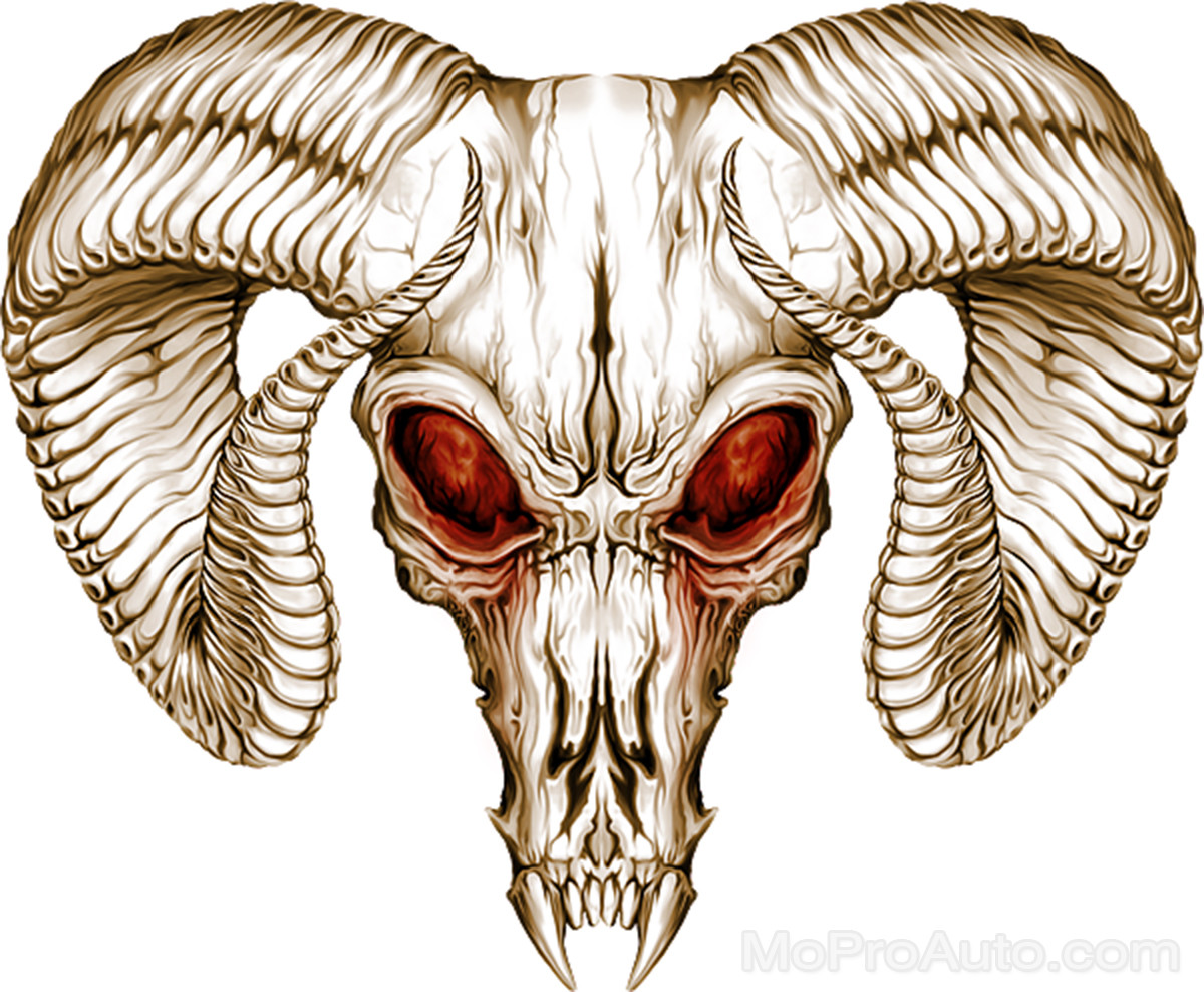 7. Dodge Ram Skull Nail Design - wide 7
