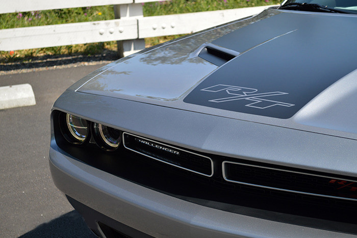 Challenger HOOD 2 : Hood Vinyl Graphic R/T Style Decals Racing Stripes ...