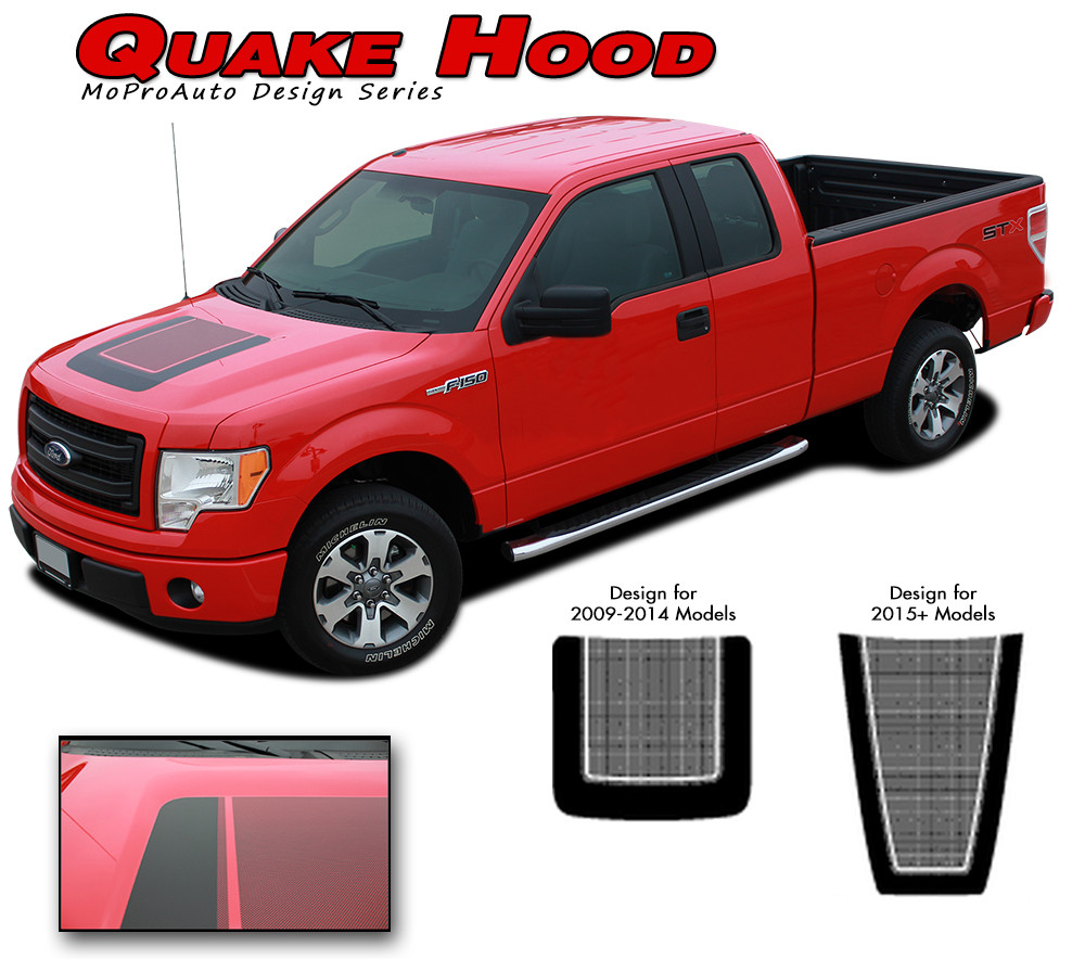 F 150 Quake Hood Ford Hockey Stripe Tremor Fx Earance Ford F 150 Tremor Fx Earance Package Style Hood Vinyl
