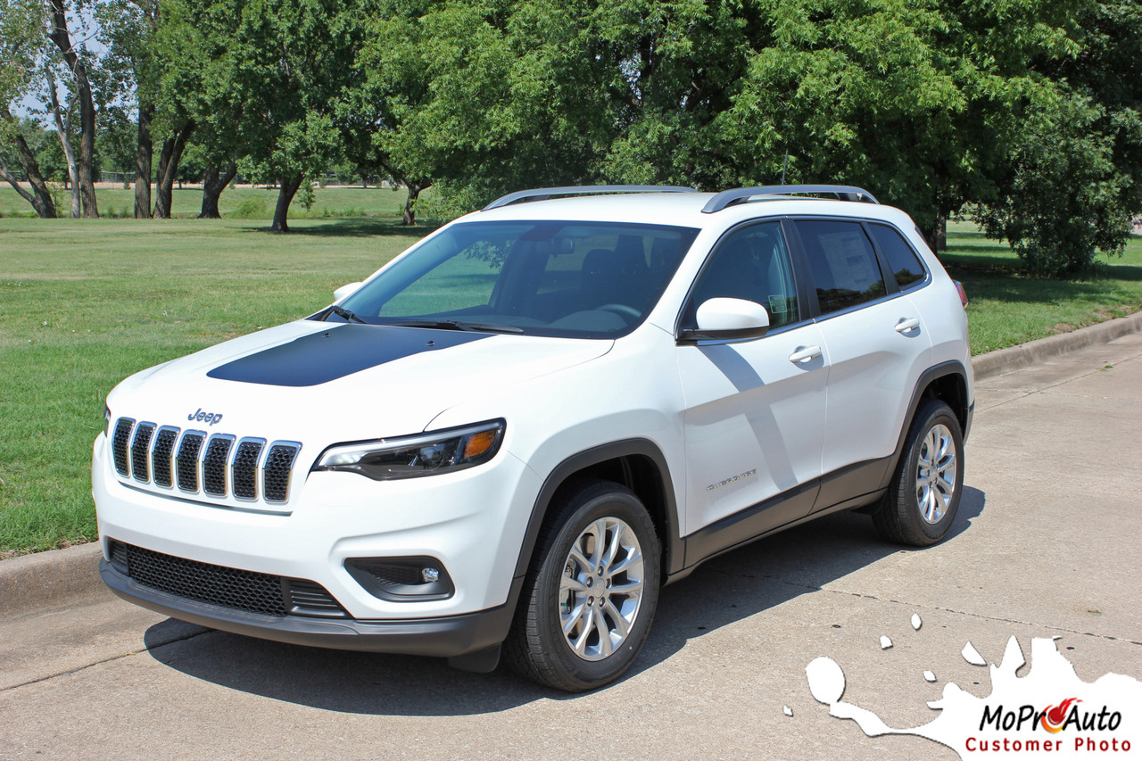 T-HAWK Jeep Cherokee Hood Graphic - MoProAuto Pro Design Series Vinyl Graphics, Stripes and Decals Kit