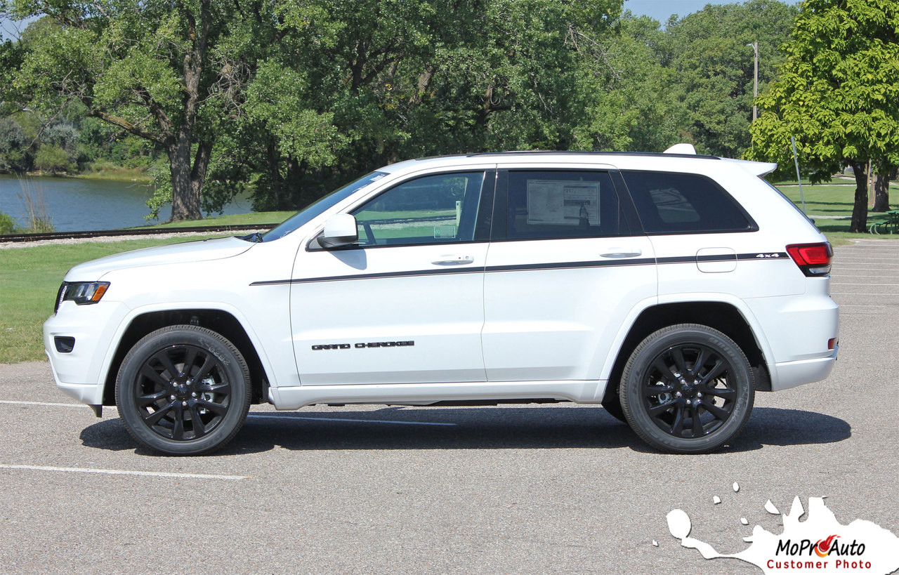PATHWAY Sides Jeep Grand Cherokee Door Graphic - MoProAuto Pro Design Series Vinyl Graphics, Stripes and Decals Kit