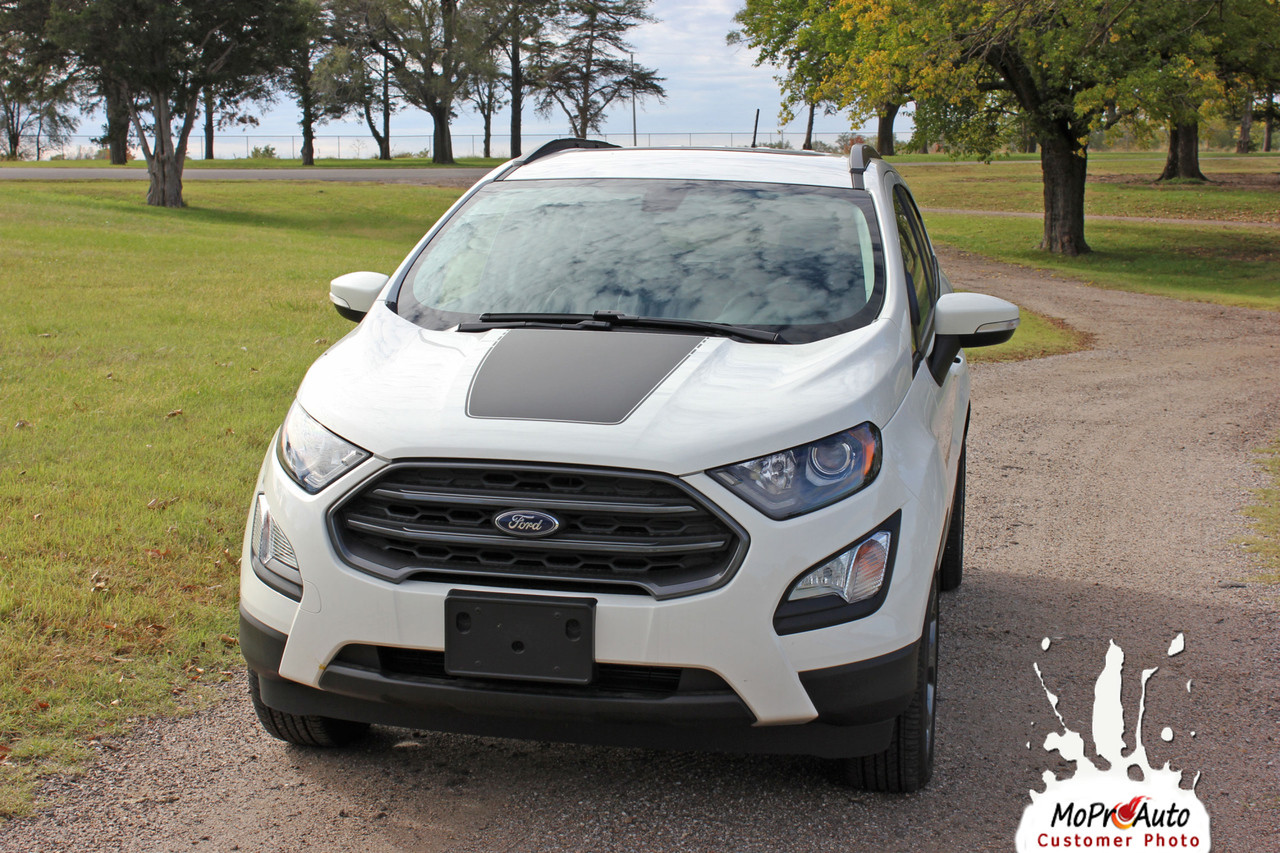 AMP HOOD Ford EcoSport - MoProAuto Pro Design Series Vinyl Graphics, Stripes and Decals Kit