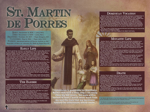 St. Martin de Porres Explained Poster