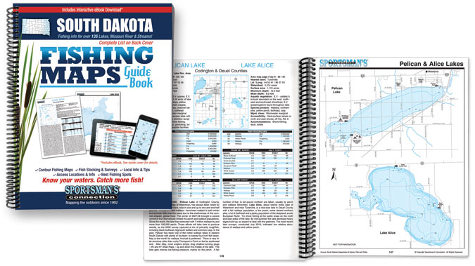 South Dakota Fishing Map Guide