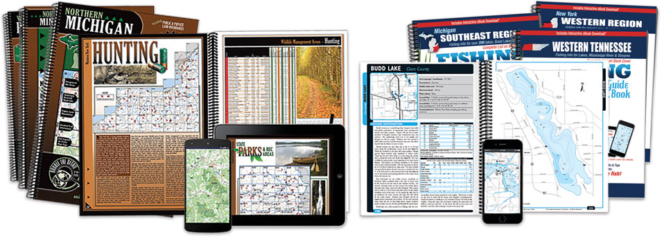 Sportsman's Connection Fishing Map Guides and All-Outdoors Atlases