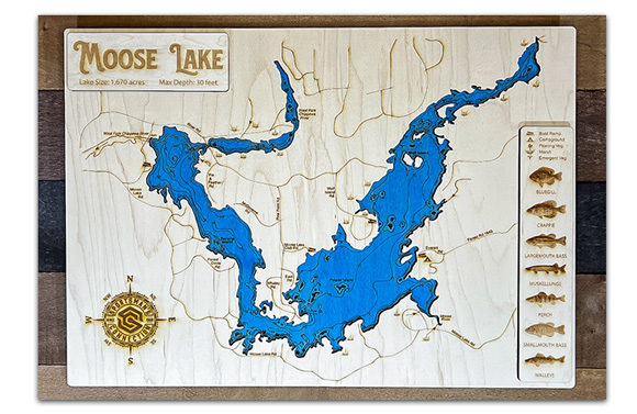Wood engraved map example