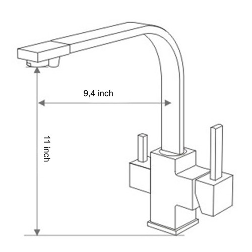 Way Kitchen Faucet For Ro System Way Kitchen Faucet For Ro System