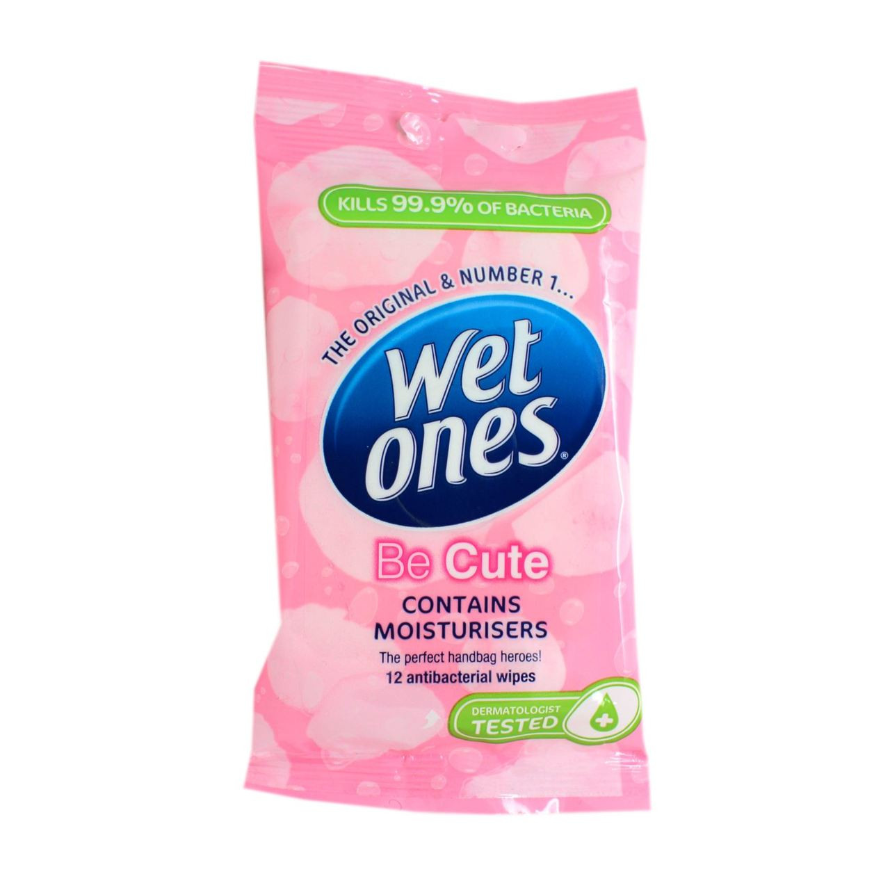 pink travel wet wipes