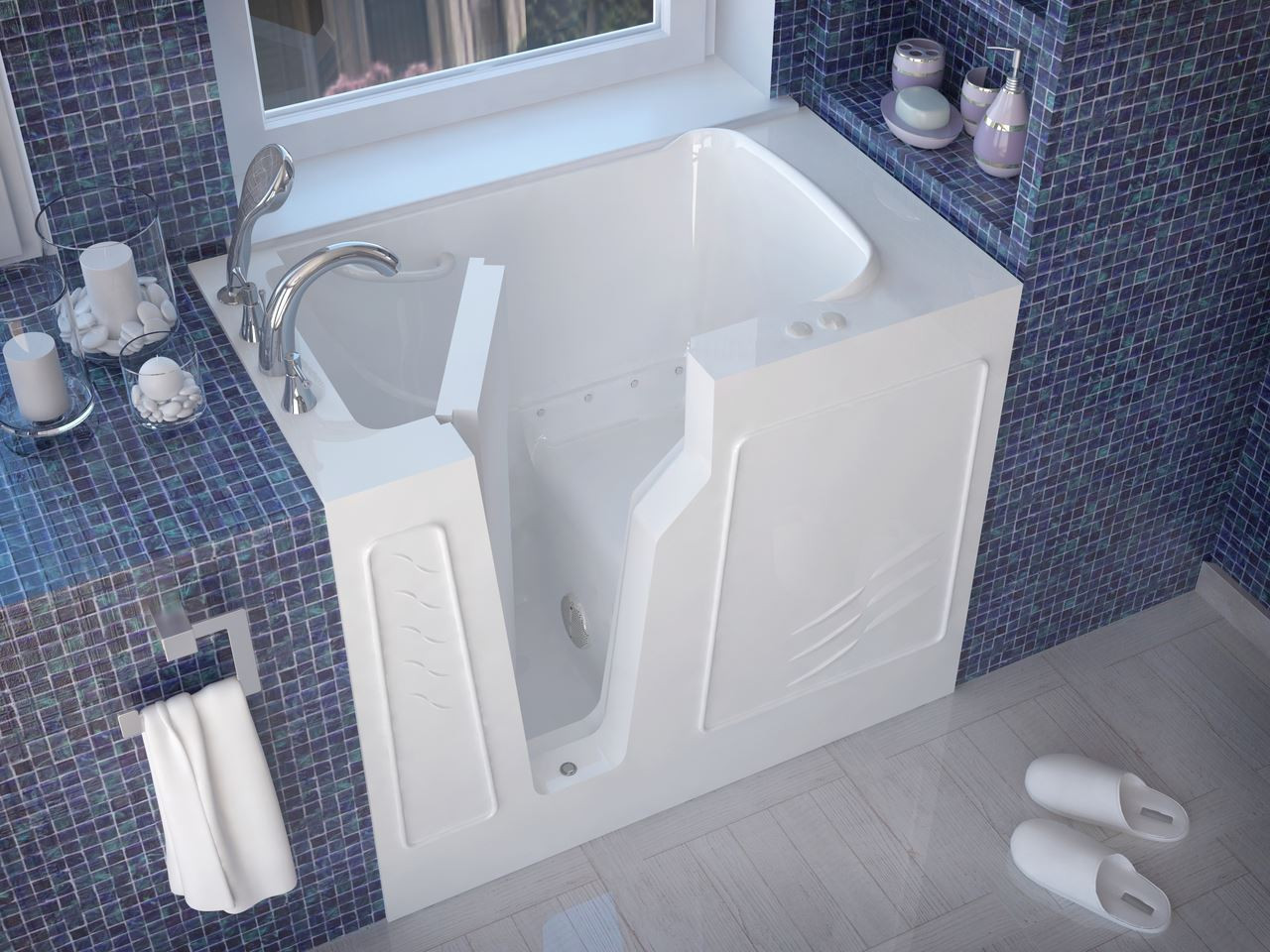Compact Walkin Bathtub by Meditub High Quality US Made