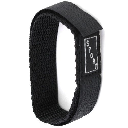 16mm Black Nylon Sport Watch Strap Velcro® Style