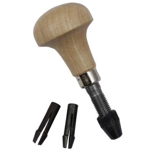 Wooden Handle Tool Holder with Adjustable Check 0 - 3mm for Gravers ...