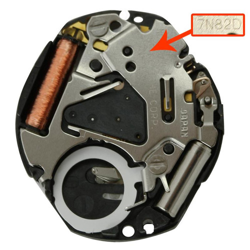 Genuine Seiko 7N82 Quartz Watch Movement Replacement