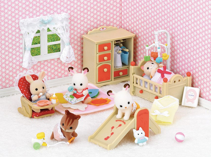 Sylvanian Families Baby Room Nursery Set Sylvanian Families Baby Room Nursery Set 5036. Larger / More Photos Sylvanian Families Baby Room Nursery Set Sylvanian Families Baby Room Nursery Set 5036. Larger / More Photos